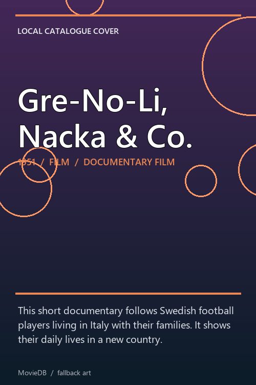 Gre-No-Li, Nacka & Co. poster