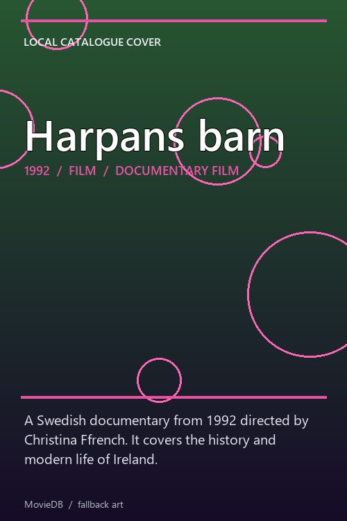 Harpans barn poster