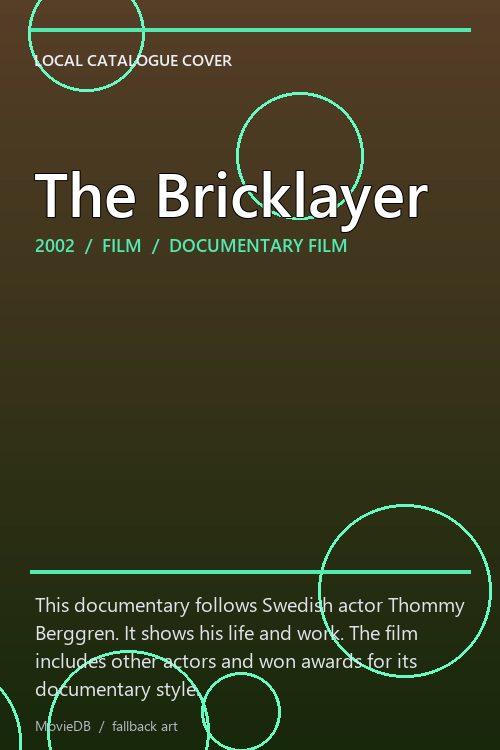 The Bricklayer poster