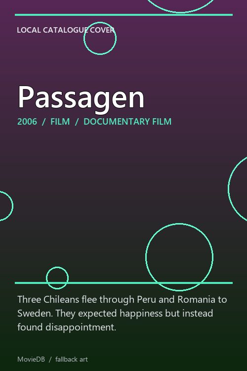 Passagen poster