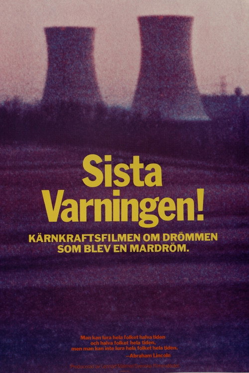 Sista varningen poster