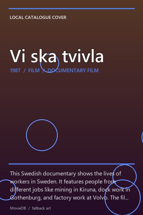Vi ska tvivla poster
