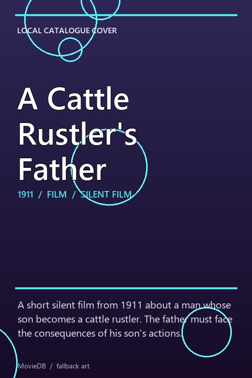 A Cattle Rustler's Father poster