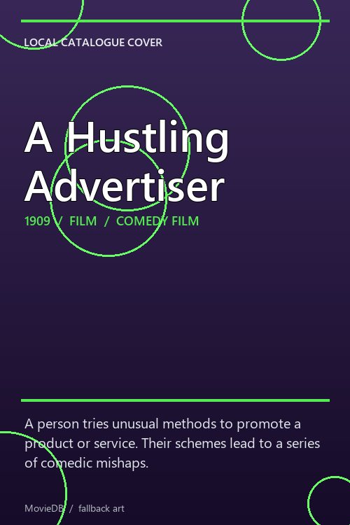 A Hustling Advertiser poster