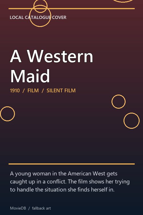 A Western Maid poster