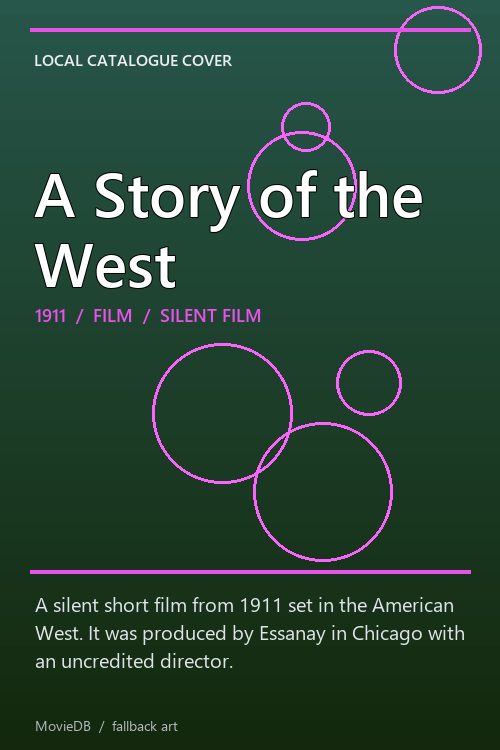 A Story of the West poster