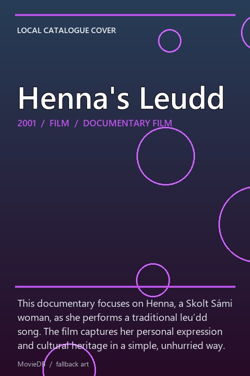 Henna's Leudd poster