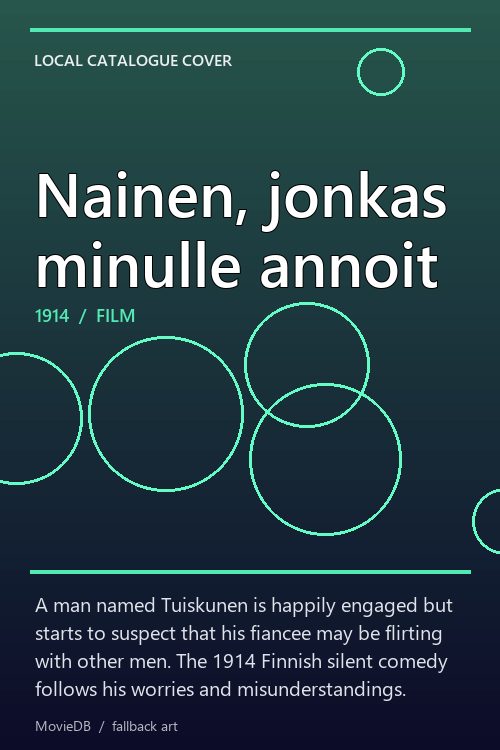 Nainen, jonkas minulle annoit poster