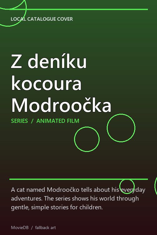 Z deníku kocoura Modroočka poster