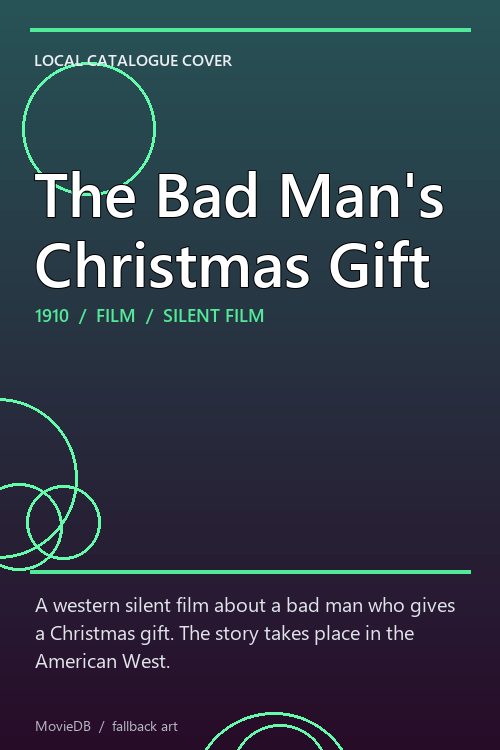The Bad Man's Christmas Gift poster