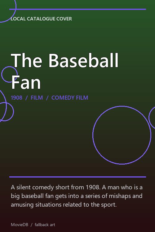 The Baseball Fan poster
