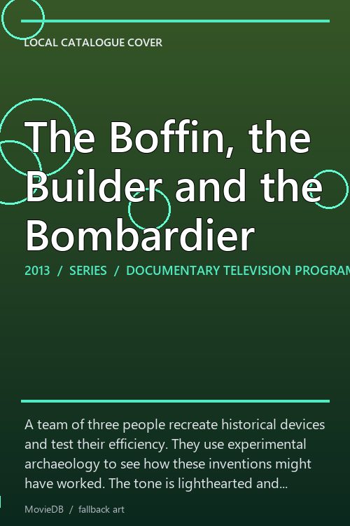 The Boffin, the Builder and the Bombardier poster