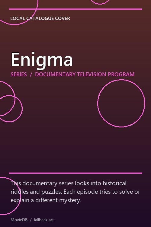 Enigma poster