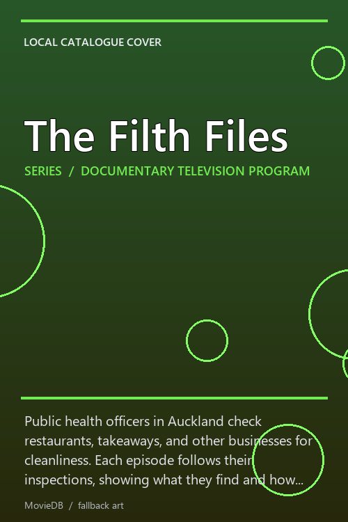 The Filth Files poster