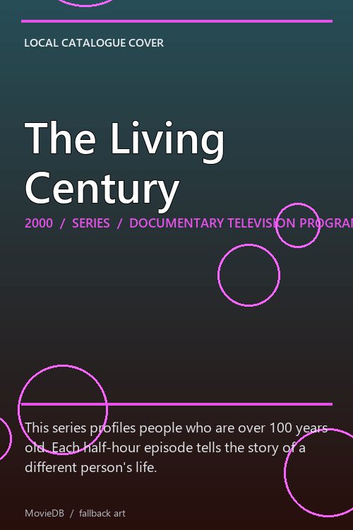 The Living Century poster
