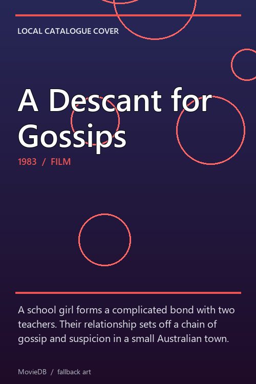 A Descant for Gossips poster