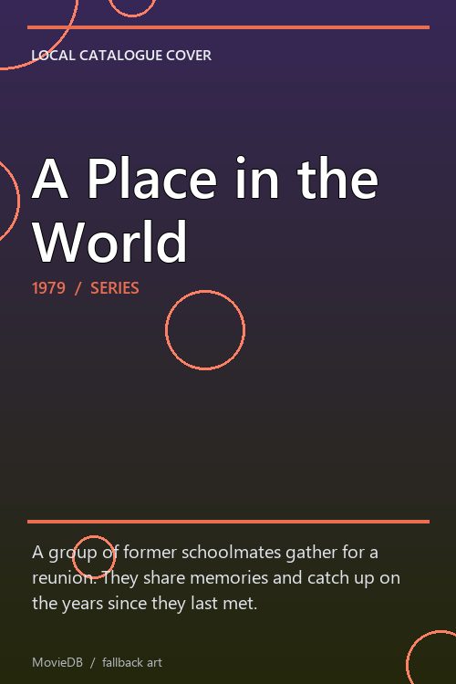 A Place in the World poster