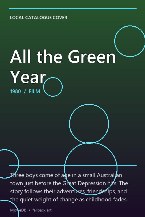 All the Green Year poster