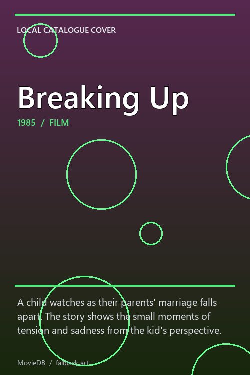 Breaking Up poster