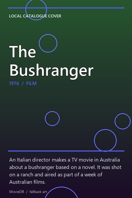 The Bushranger poster