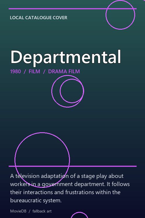 Departmental poster