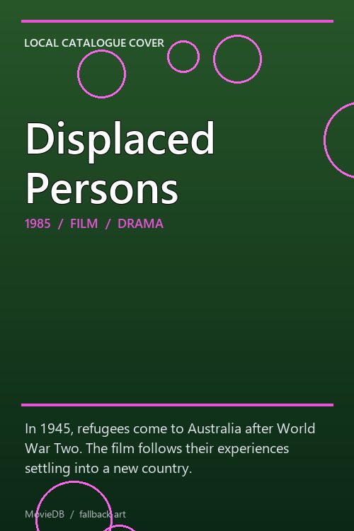 Displaced Persons poster
