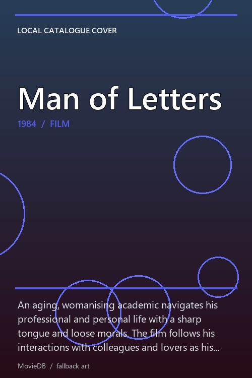 Man of Letters poster