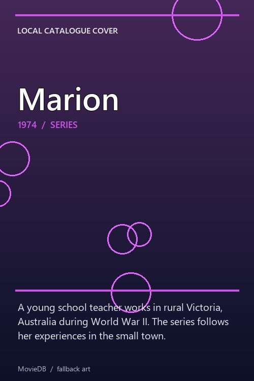 Marion poster