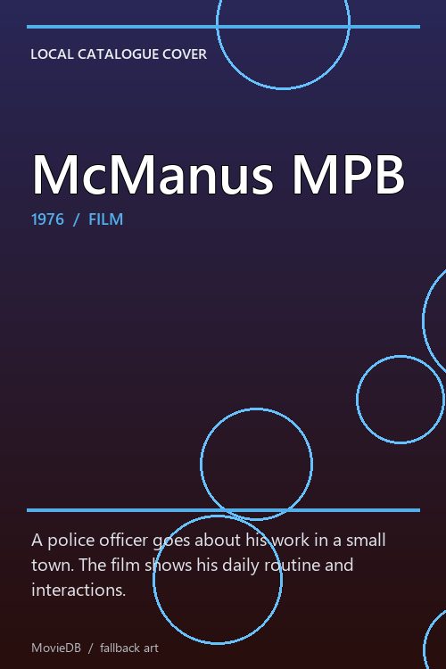 McManus MPB poster