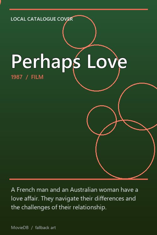 Perhaps Love poster