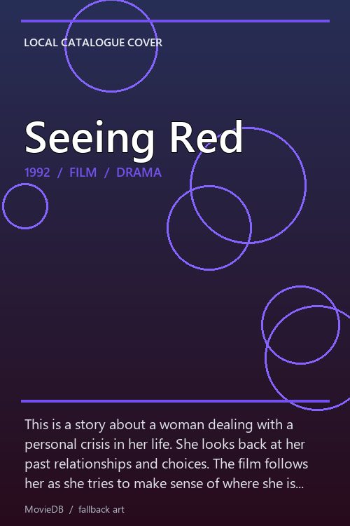 Seeing Red poster
