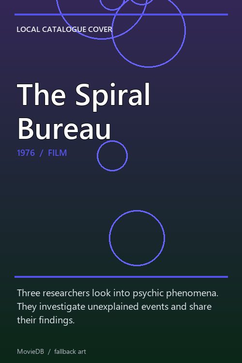 The Spiral Bureau poster