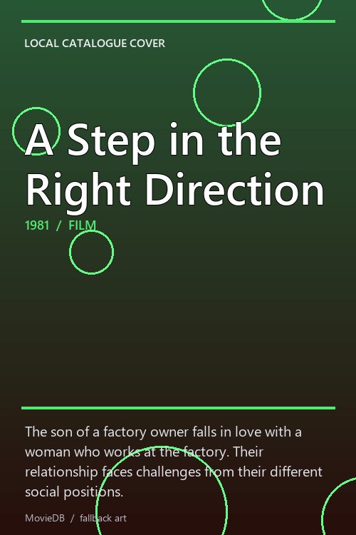 A Step in the Right Direction poster