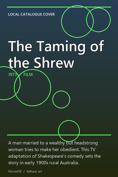 The Taming of the Shrew poster