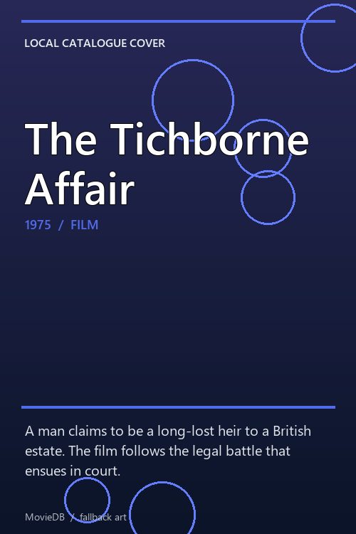 The Tichborne Affair poster