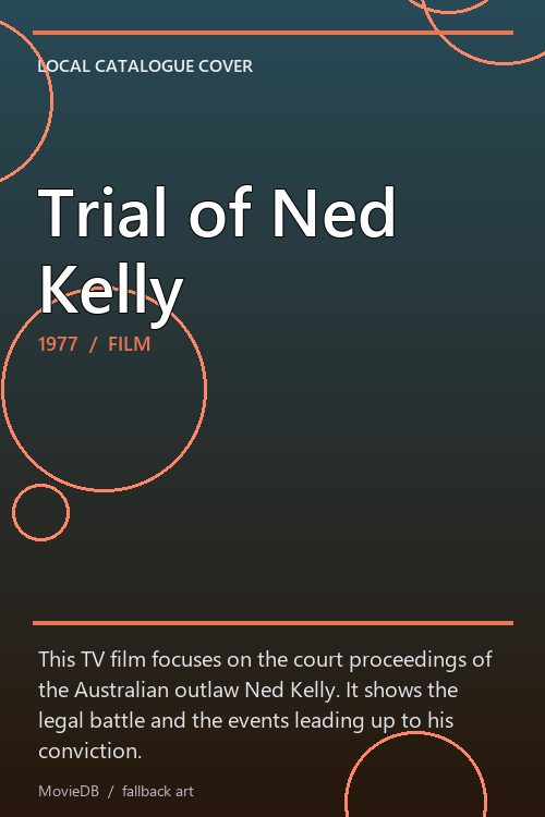 Trial of Ned Kelly poster