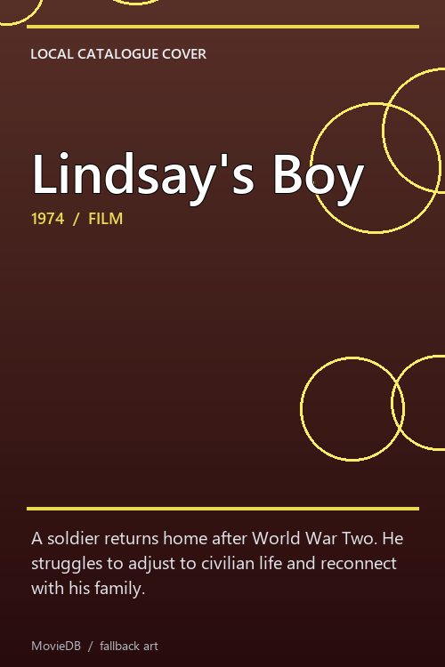 Lindsay's Boy poster