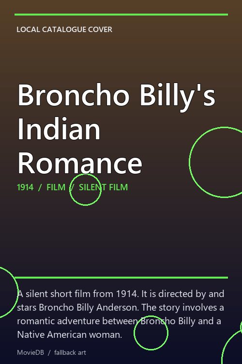 Broncho Billy's Indian Romance poster