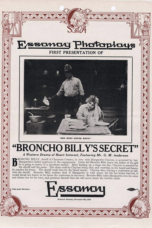 Broncho Billy's Secret poster