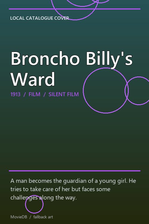 Broncho Billy's Ward poster