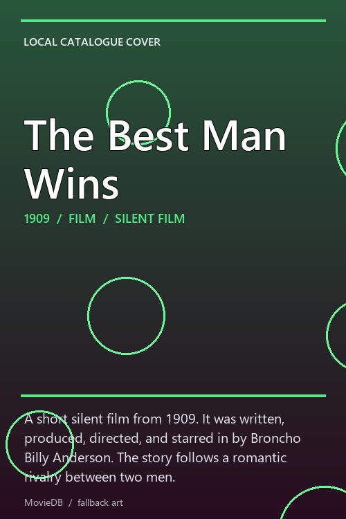 The Best Man Wins poster