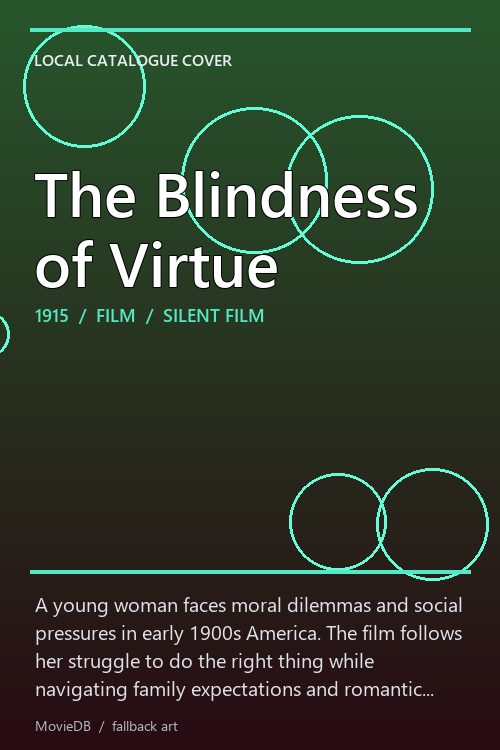 The Blindness of Virtue poster