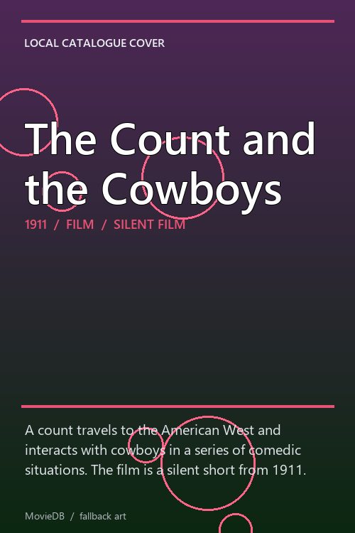 The Count and the Cowboys poster