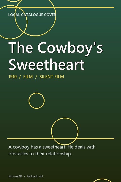 The Cowboy's Sweetheart poster