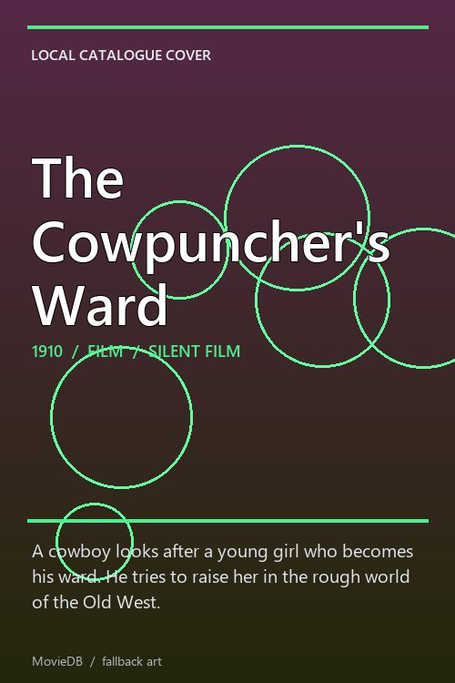 The Cowpuncher's Ward poster