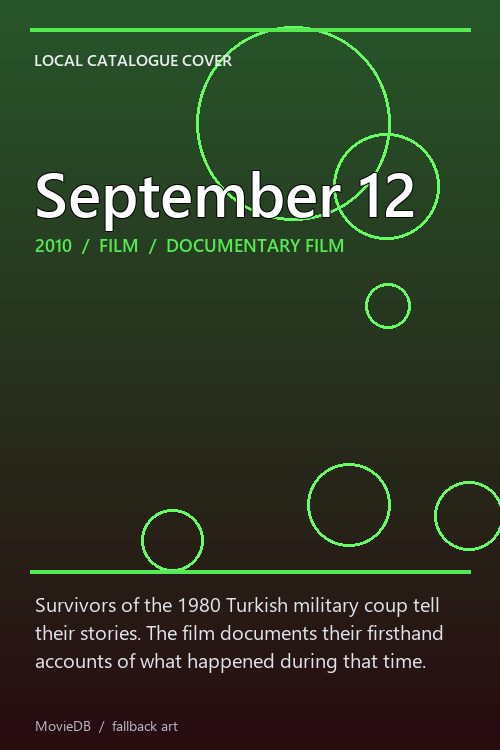 September 12 poster