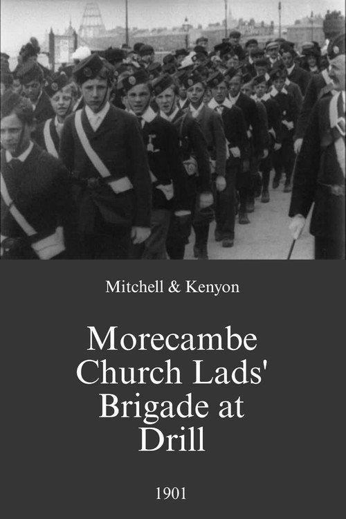 Morecambe Church Lads' Brigade at Drill poster