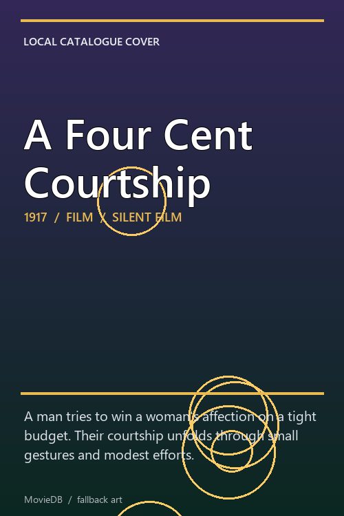 A Four Cent Courtship poster