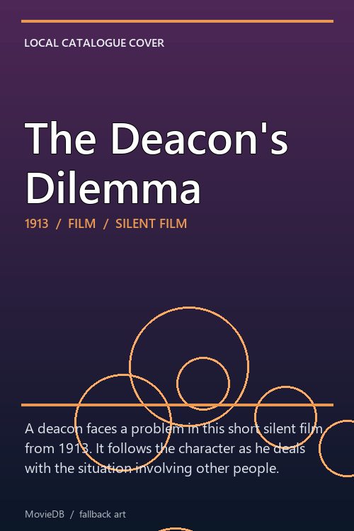 The Deacon's Dilemma poster
