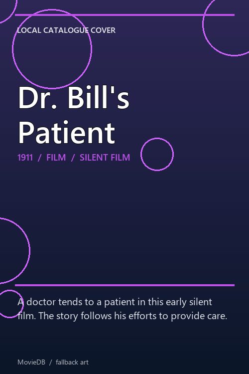 Dr. Bill's Patient poster